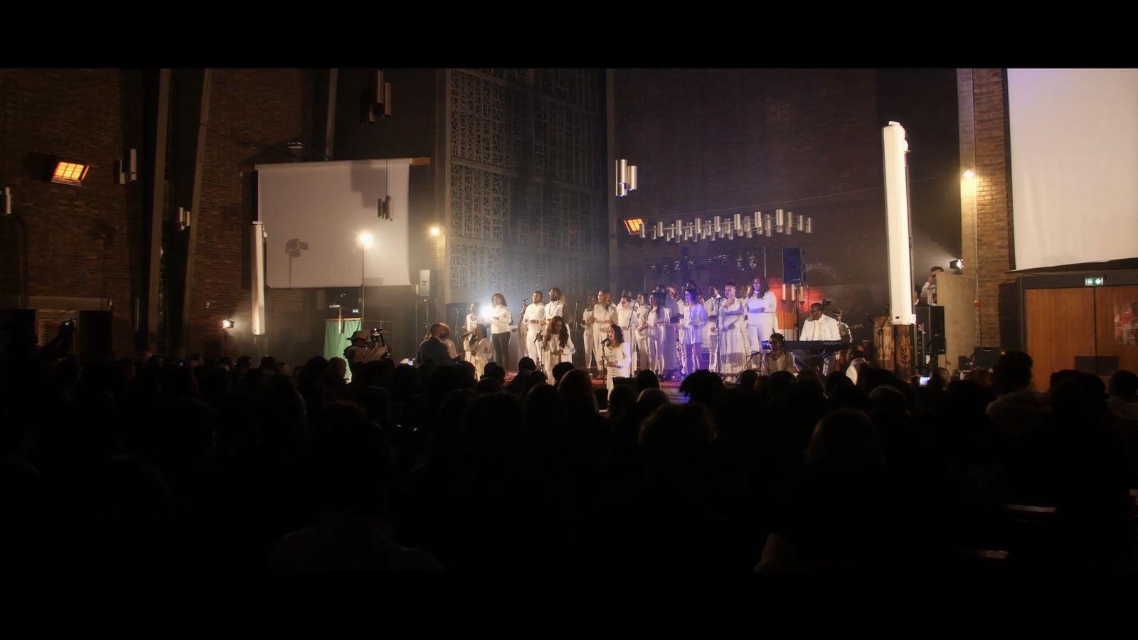 Concert en église, vue depuis le public